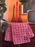 Yesterday's Curtains Tea Towel