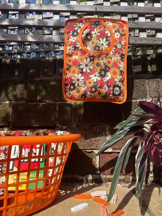 Yesterday's Flower Peg Bag